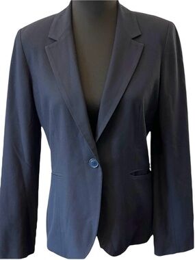 Teenflo Navy One Button Blazer Jacket (8)